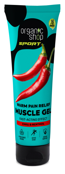 Gel corporal relajante after sport para una recuperación rápida 75 ml, Organic Shop